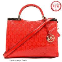 michael kors logo monogram groot rood bakken Nederland Stage qd9td101